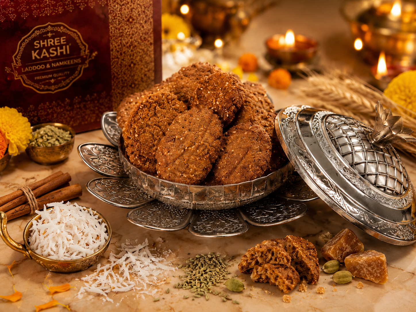 Besan laddoos
